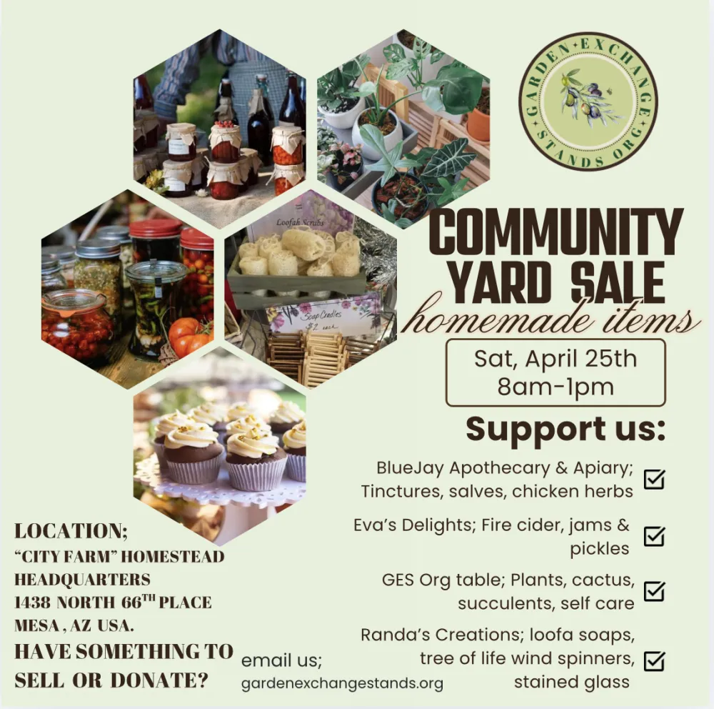 Community Yard Sale to benefit GES Org.